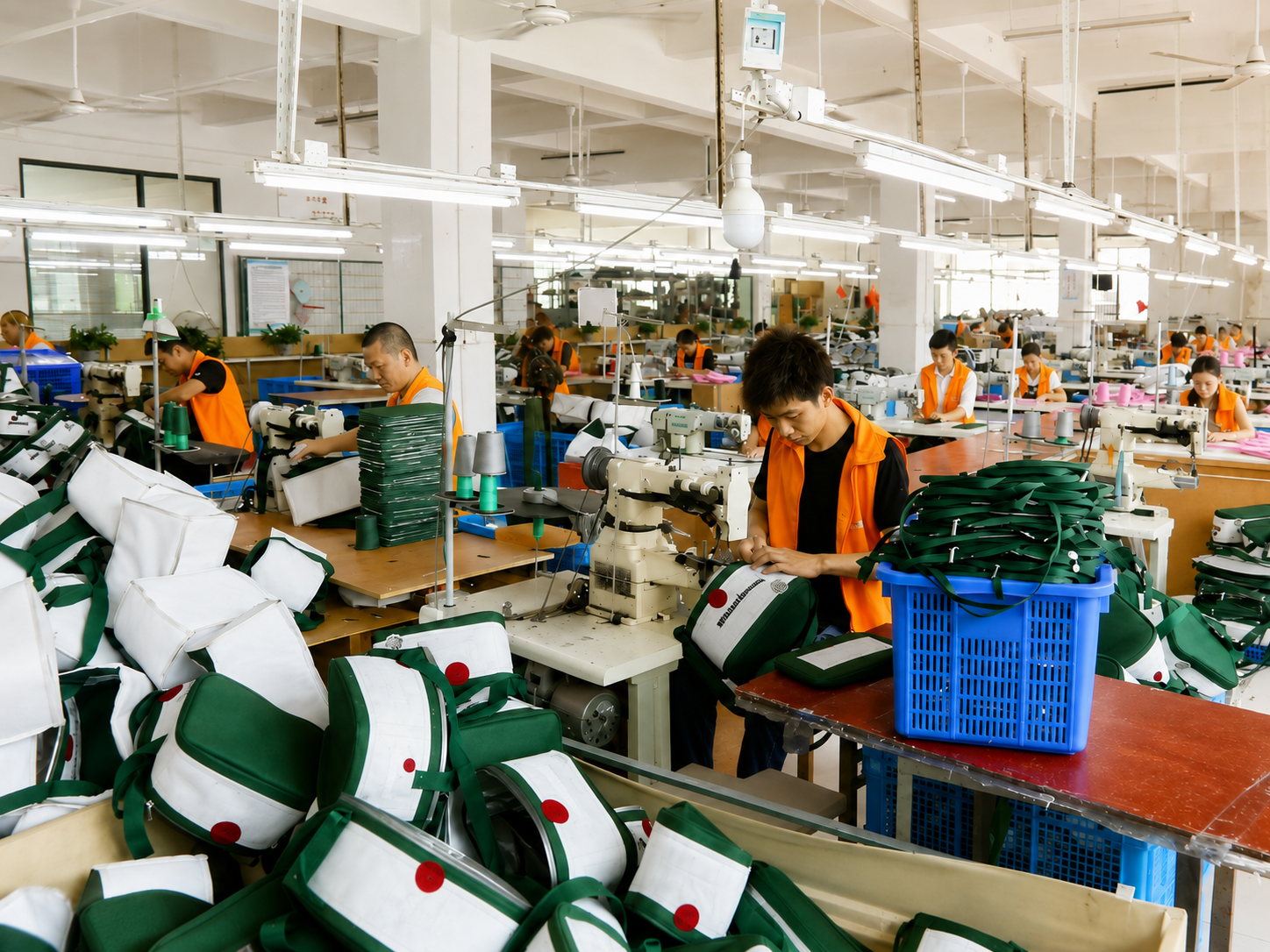 SUNVELA factory production floor