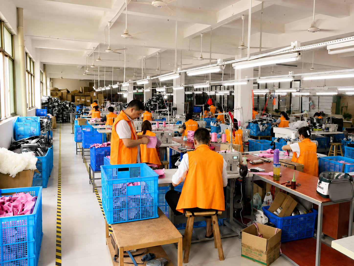 Bag production process in the SUNVELA factory