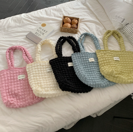 Padded Woven Mini Tote Bag – SUNVELA