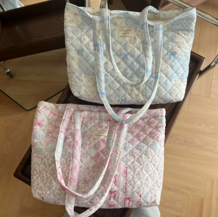 Floral Quilted Carryall Tote – SUNVELA