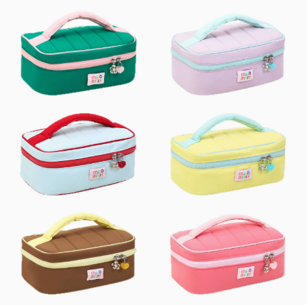Quilted Carry Handle Cosmetic Case – SUNVELA