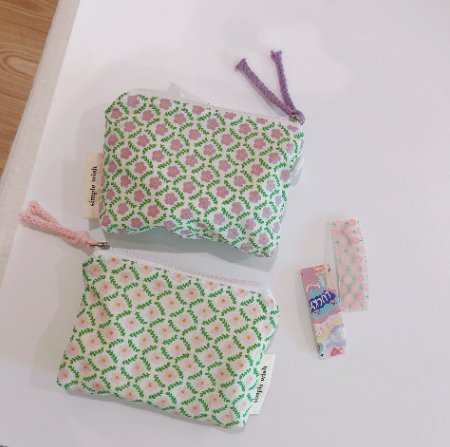 Daisy Print Coin Purse – SUNVELA