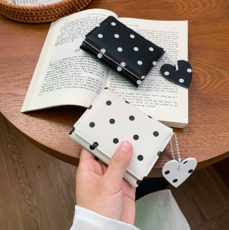 Polka Dot Mini Wallet – SUNVELA