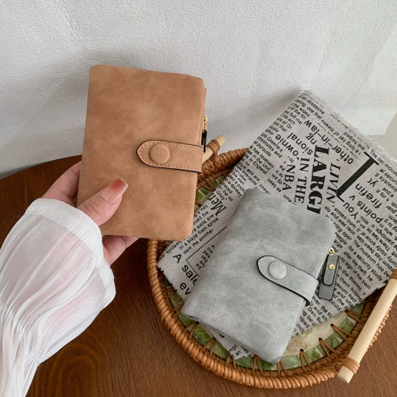 Snap Closure Mini Wallet – SUNVELA