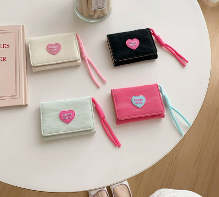 Heart Logo Mini Wallet – SUNVELA