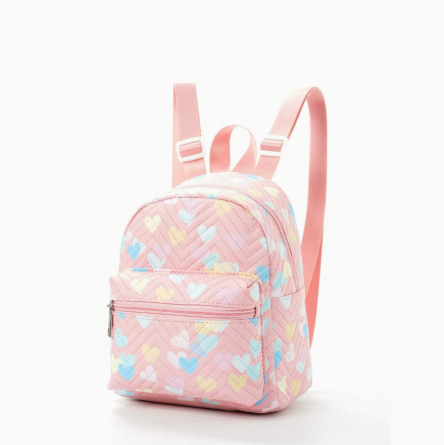 Heart Print Mini Backpack – SUNVELA