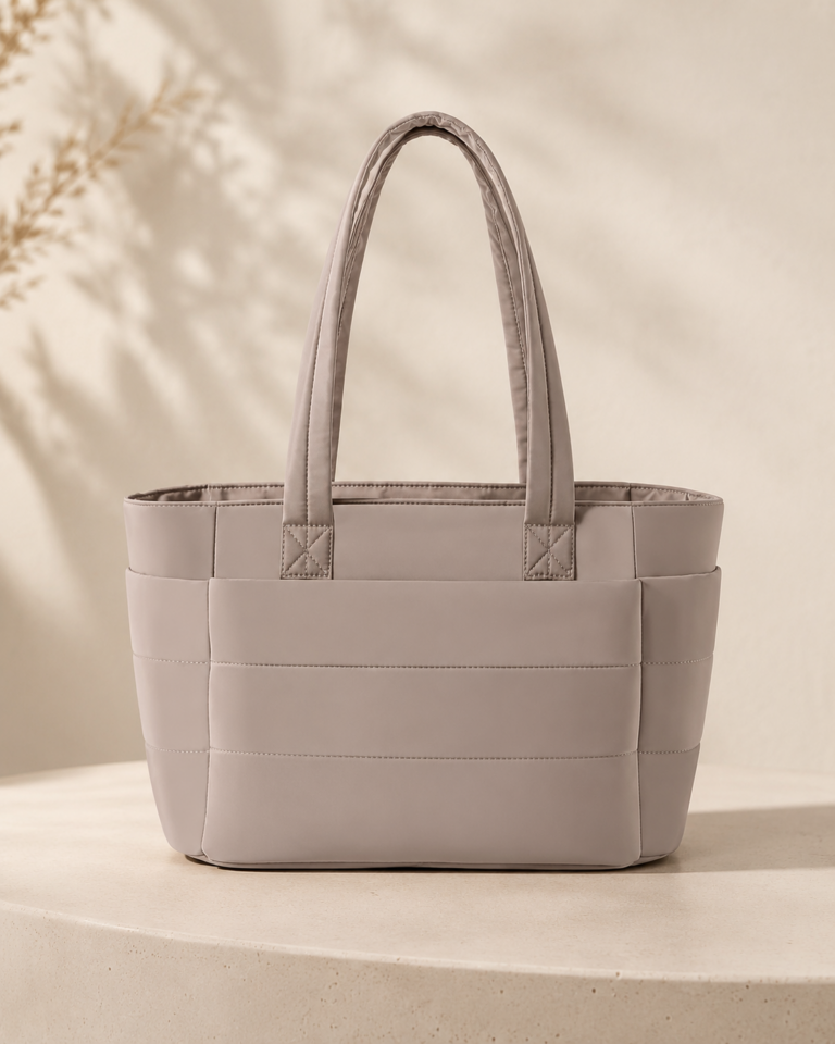 Women’s Padded Nylon Tote Bag | Custom Logo OEM & ODM
